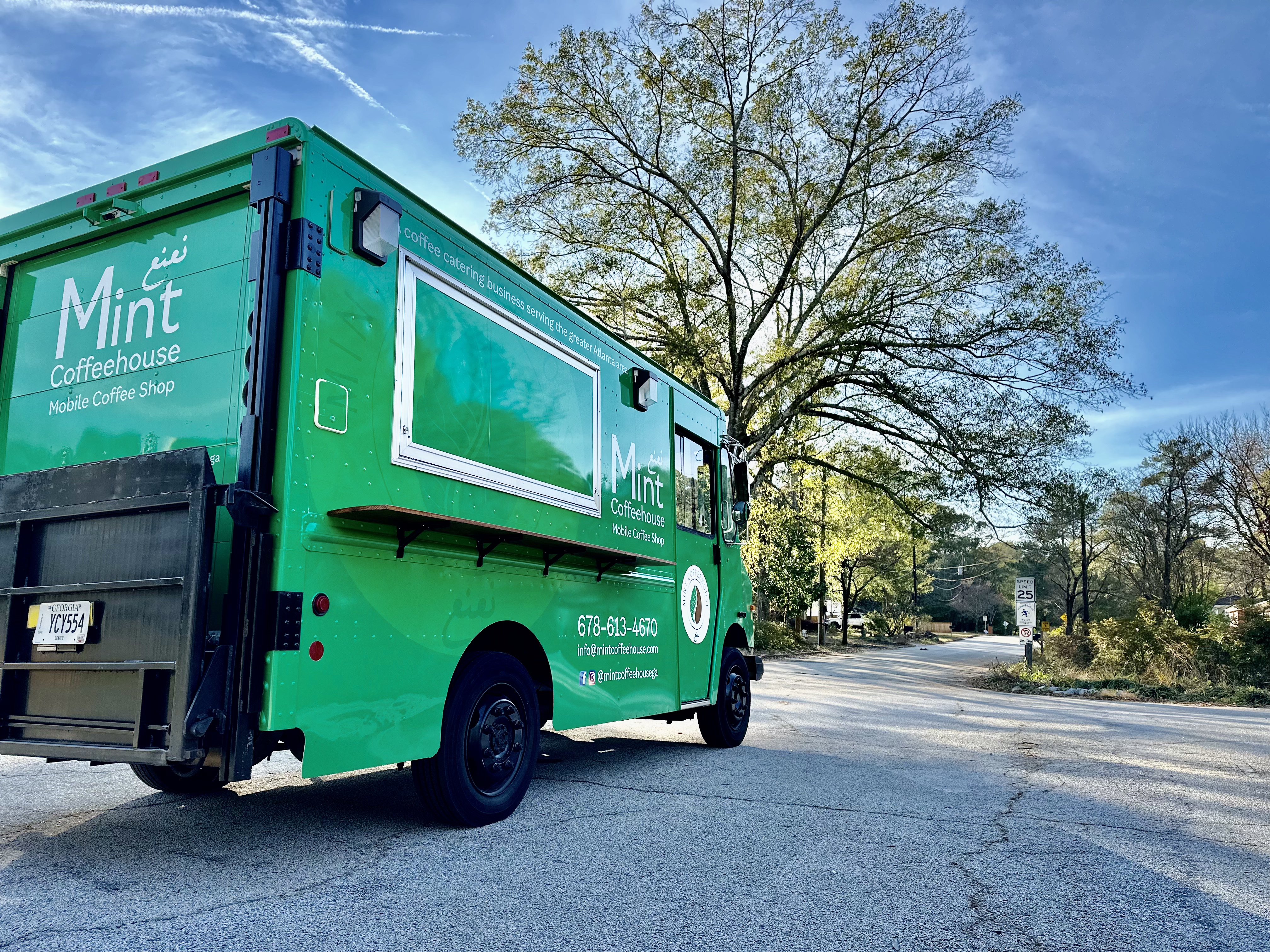 Mint Coffeehouse mobile espresso truck